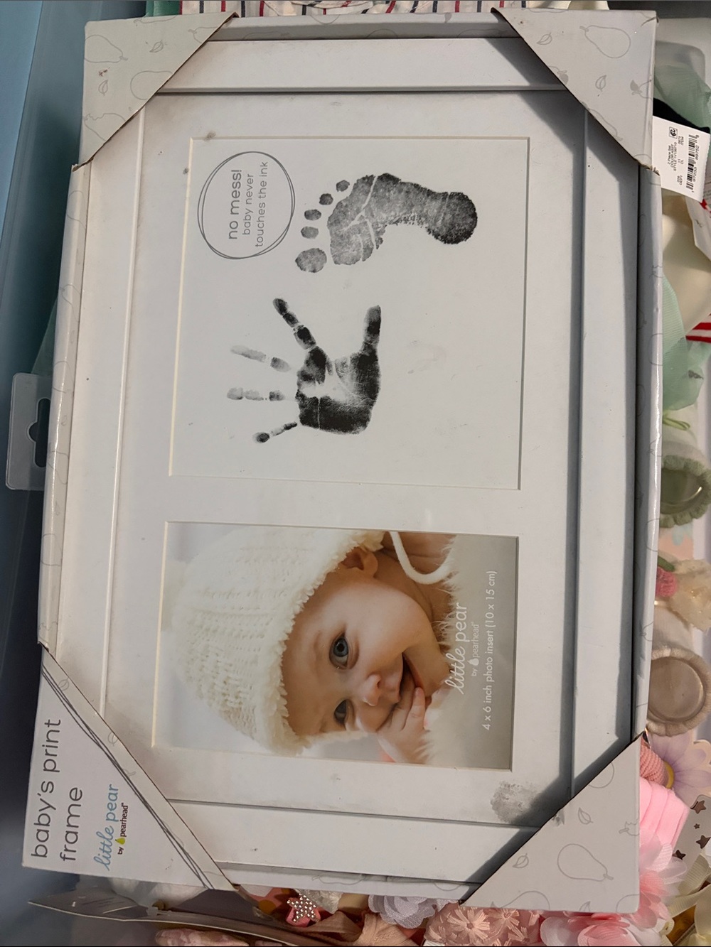 White Baby's Print Frame with Photo Slot